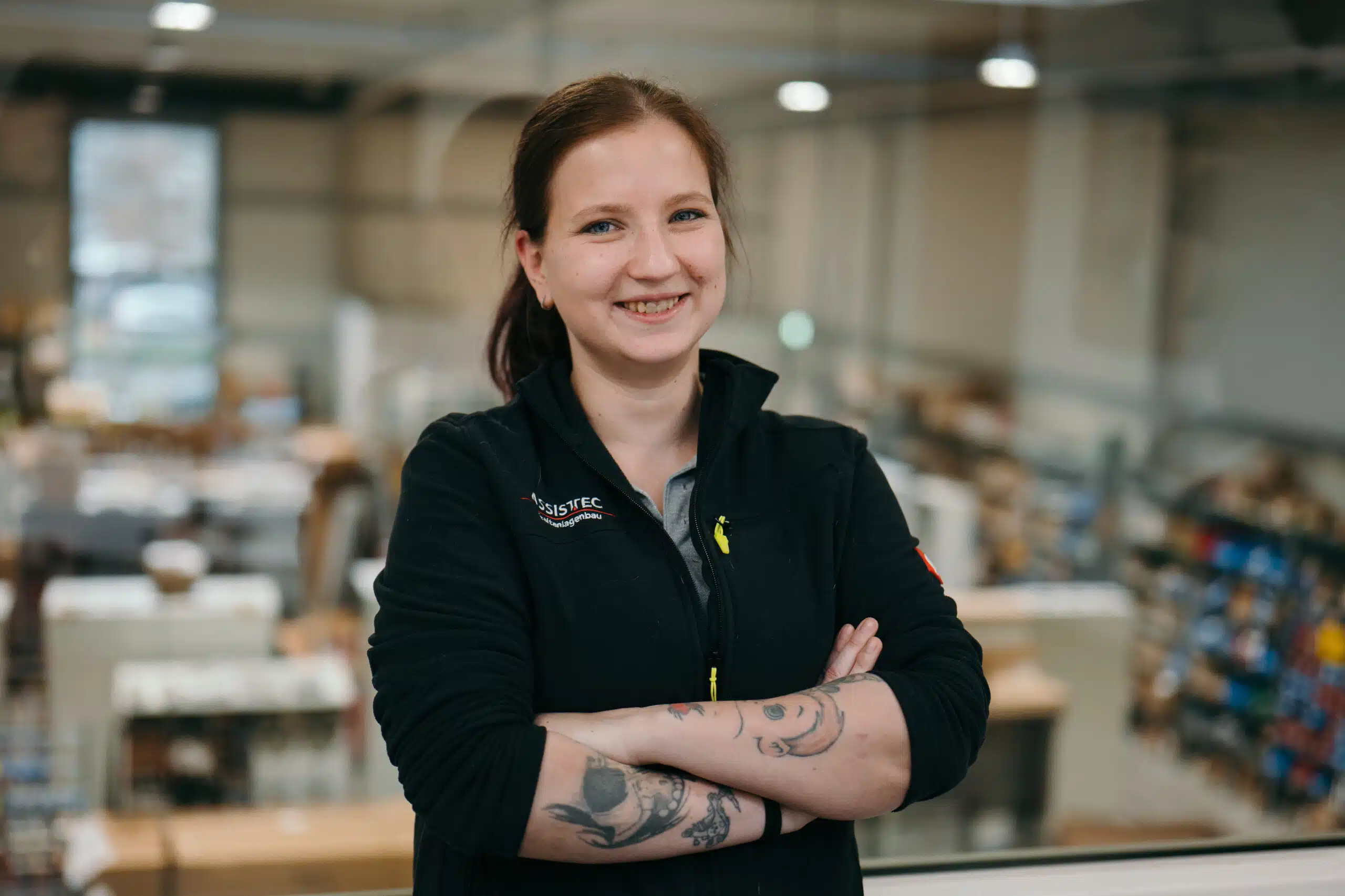 Ausbildung bei ASSISTEC: Saskia, Auszubildende zur technischen Systemplanerin Elektro